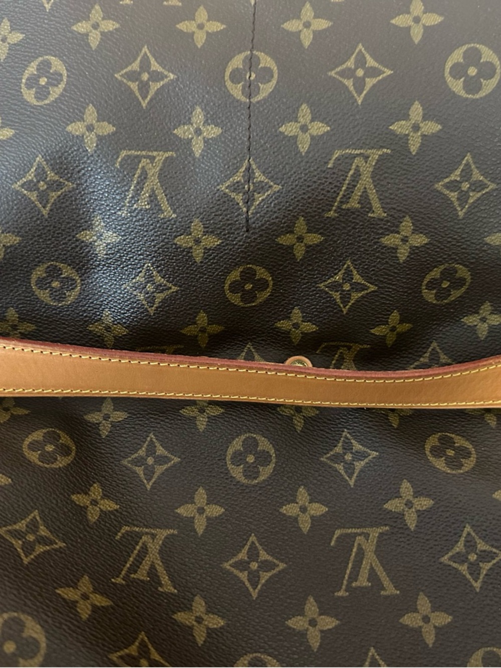 Well Loved! Louis Vuitton Brown Monogram Crossbody Messenger Bag - Samur 35 - Picture 9 of 9